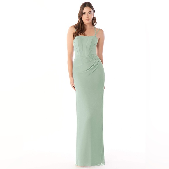 Azazie Bey Bridesmaid Dress in Dusty Rose - Picture 2 of 5